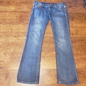 Rock & Roll Cowgirl Light Wash Low Rise Jeans